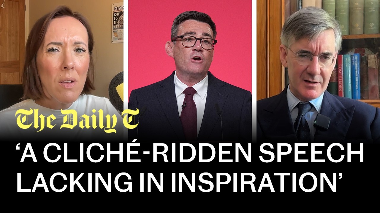 Vacuous and vague: Inside Andy Burnham&rsquo;s speech of empty promises | The Daily T