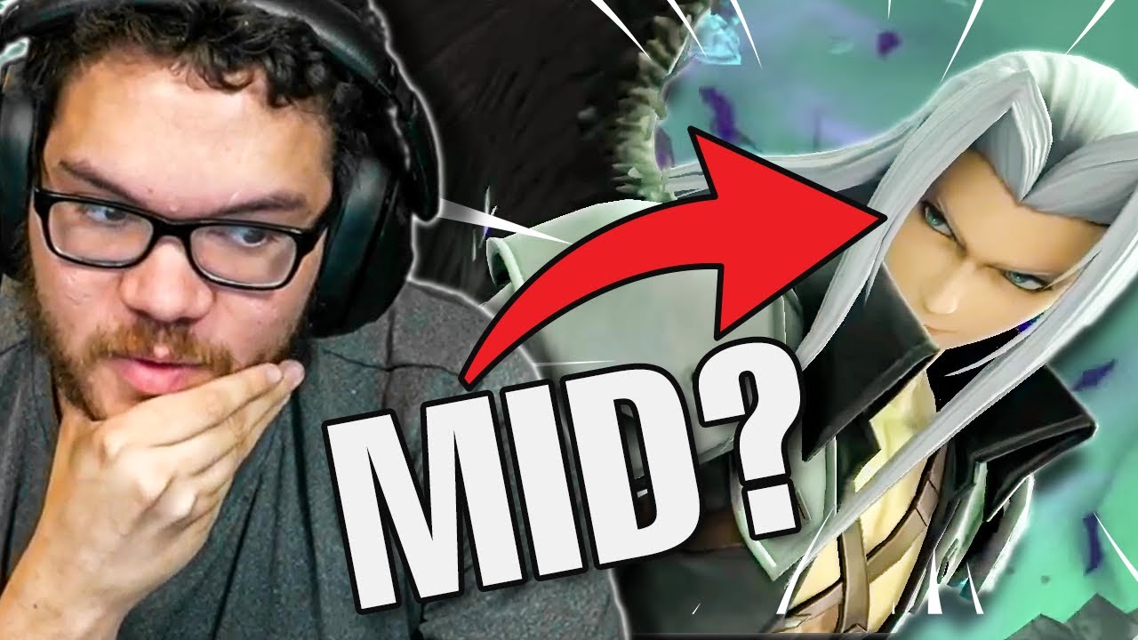 ANALYZING THE MOST MID DLC CHARACTER! | Reacting to Larry's New Sephiroth Vid!
