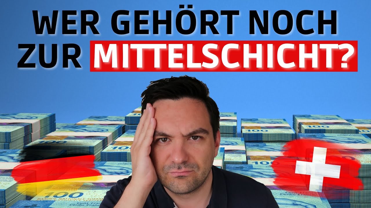 Mit diesem Einkommen geh&ouml;rst du zur Mittelschicht 🇨🇭🇩🇪