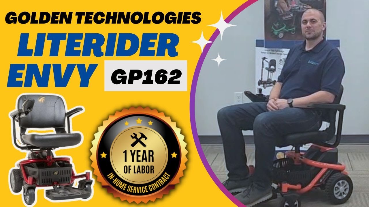 Golden Technologies LiteRider Envy GP162 Power Chair [2024]