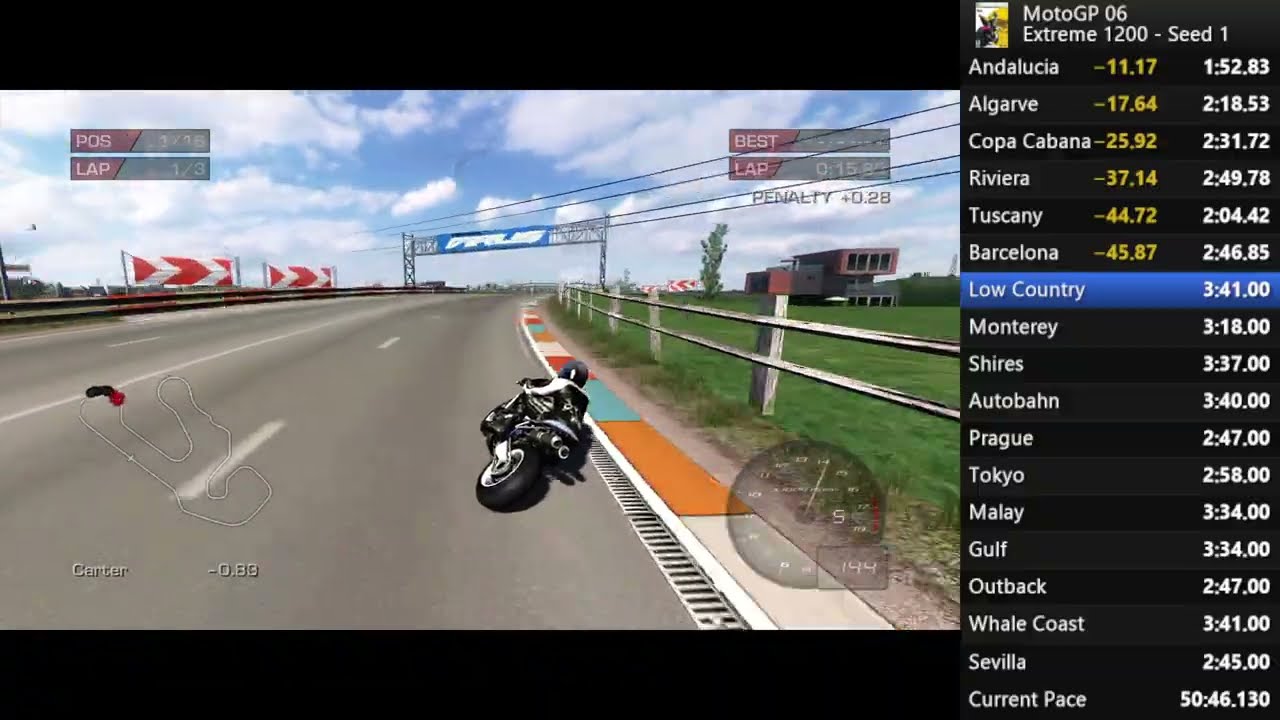 MotoGP 06 - Extreme 1200 (Seed 1) - 49m 25s 290ms
