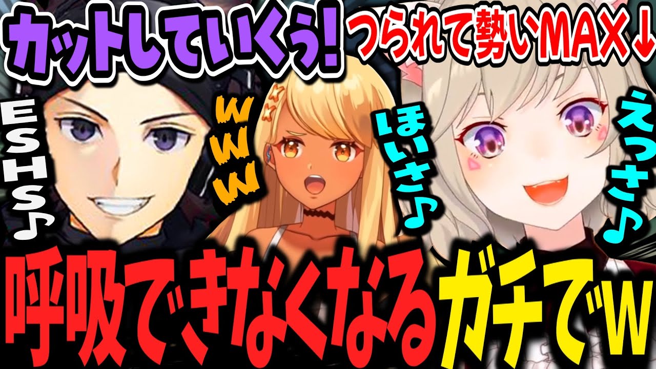 【爆笑酸欠注意】怒涛のハセシンマシンガントークに息が苦しくなるめと&きゅぴ【小森めと/神成きゅぴ/ハセシン/ぶいすぽ/切り抜き】
