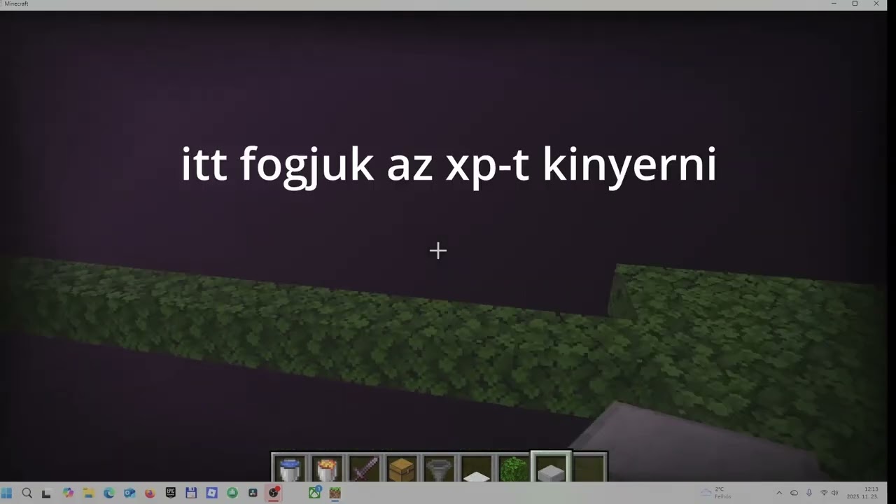 Agyerek - Minecraft enderman XP farm - tutorial