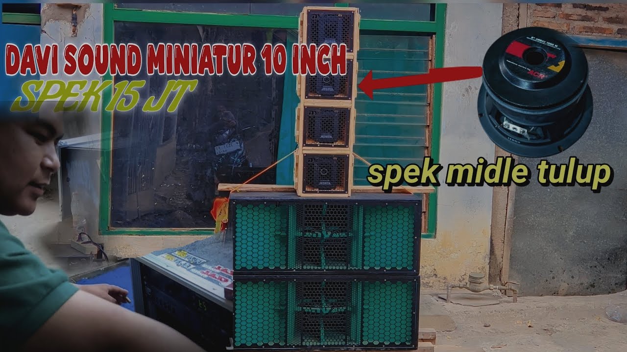 SOUND MINIATUR 10 INCH MIDLE TULUP 6 INCH NULUP,|| HENTAKAN MIDLE SERASA 10  INCH ❗