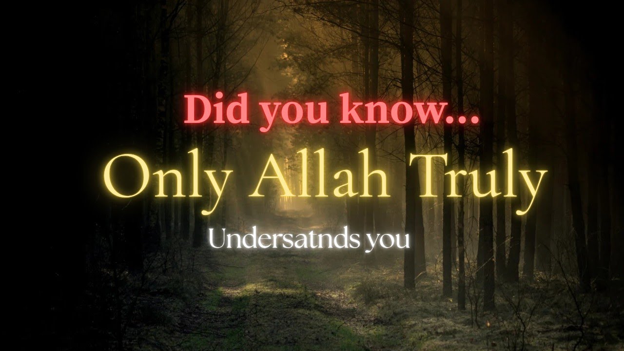 When No One Understands You… Allah Does | Deep Islamic Reminder