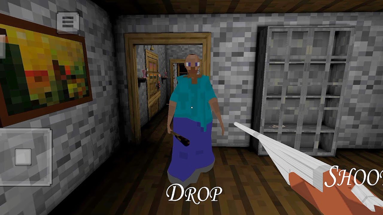 PLAYING AS MINECRAFT GRANNY V 1.9 | GAME MODE MENU |