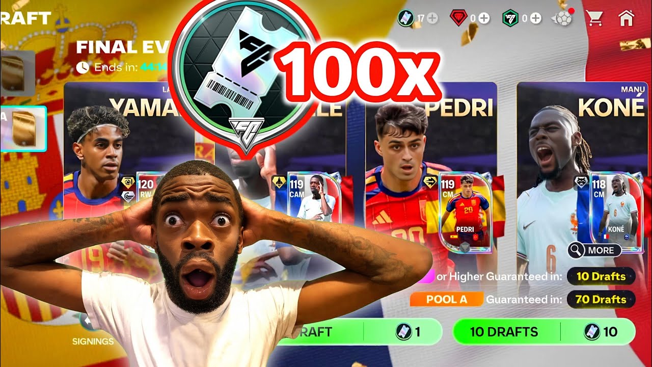 EA FC MOBILE 26 &bull; 100x FINAL EVE A Draft Voucher Pack Opening 💥!! #fcmobile #fifamobile 