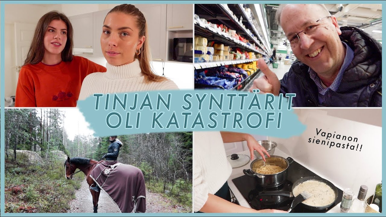 PITK&Auml; VKLP VLOGI - Varkautta, ratsastusta, sienipasta resepti, perheaikaa...