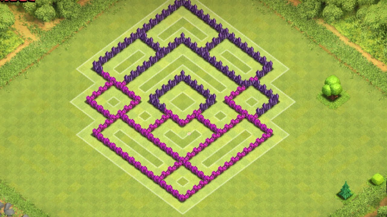 Clash Of Clans - Amazing Town Hall 7 Trophy Base (th7) !! Speed Build 2014 !
