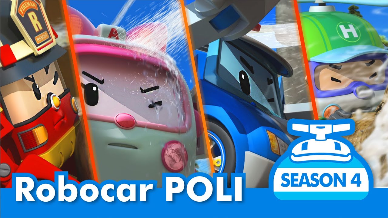 Robocar POLI Stagione 4 Episodi Completi│Episodi 1~26 Versione Completa│2 Ore│Robocar POLI tivù