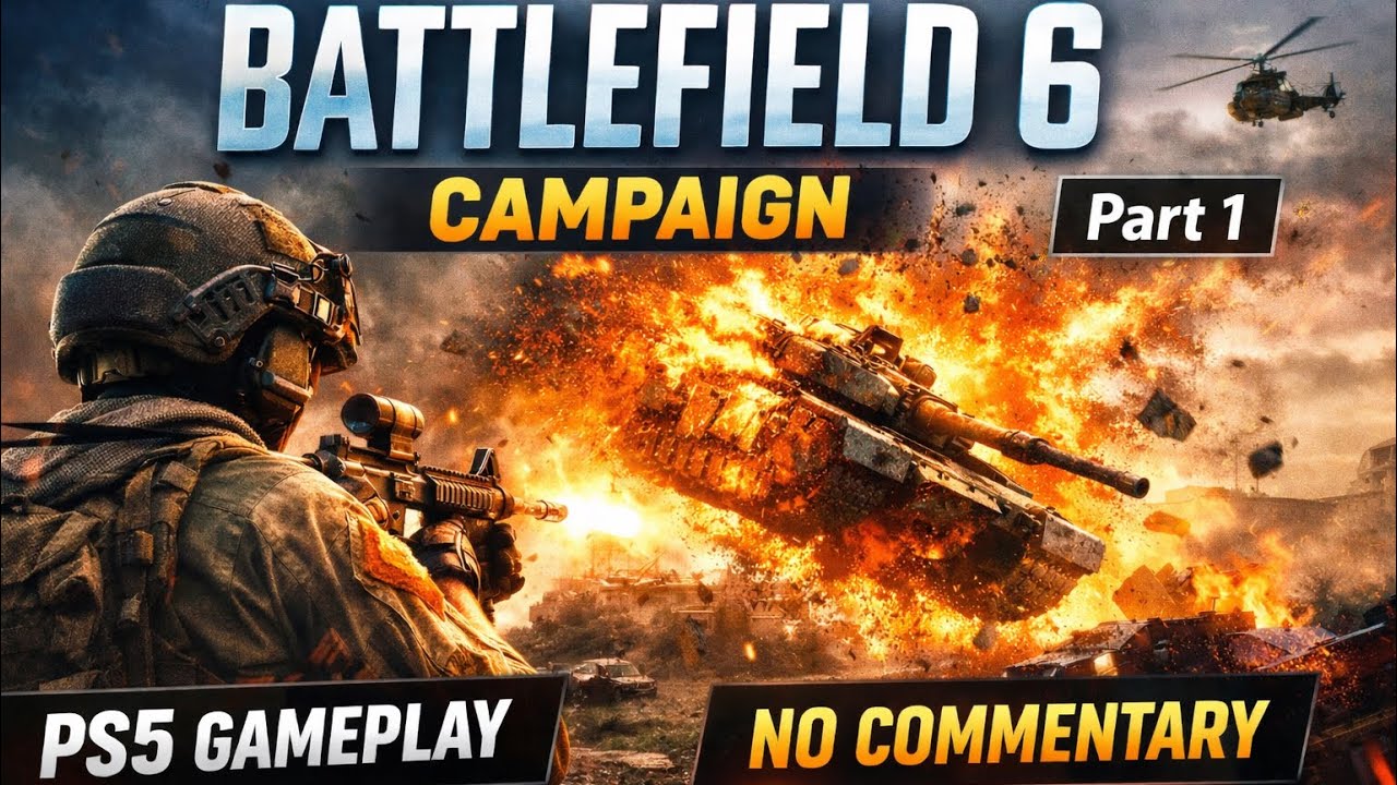 Battlefield 6 Campaign - Silent Gameplay on PS5 | First Playthrough - Part 1