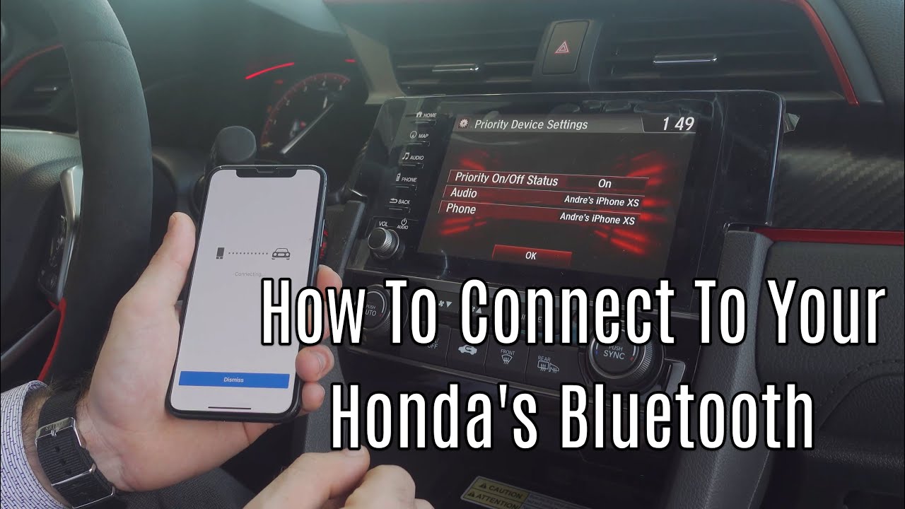 How To Connect To Honda's Bluetooth Wirelessly