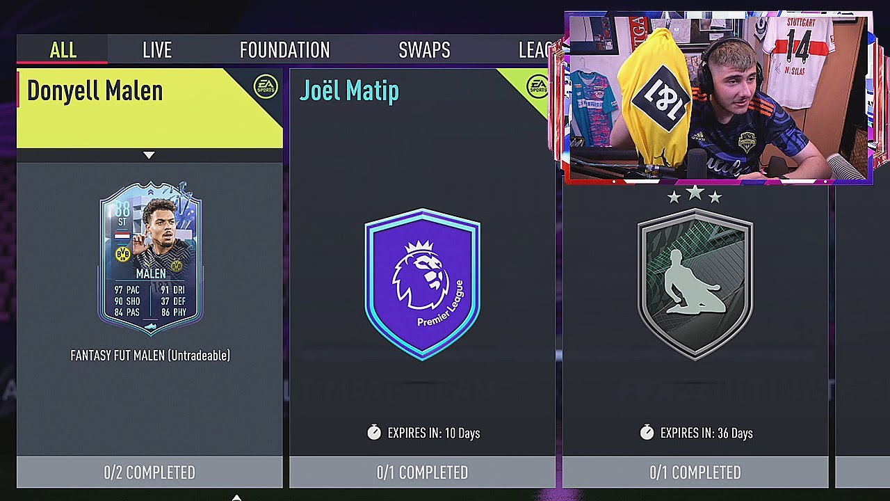 Danny Aarons reacts to FUT Fantasy Malen SBC