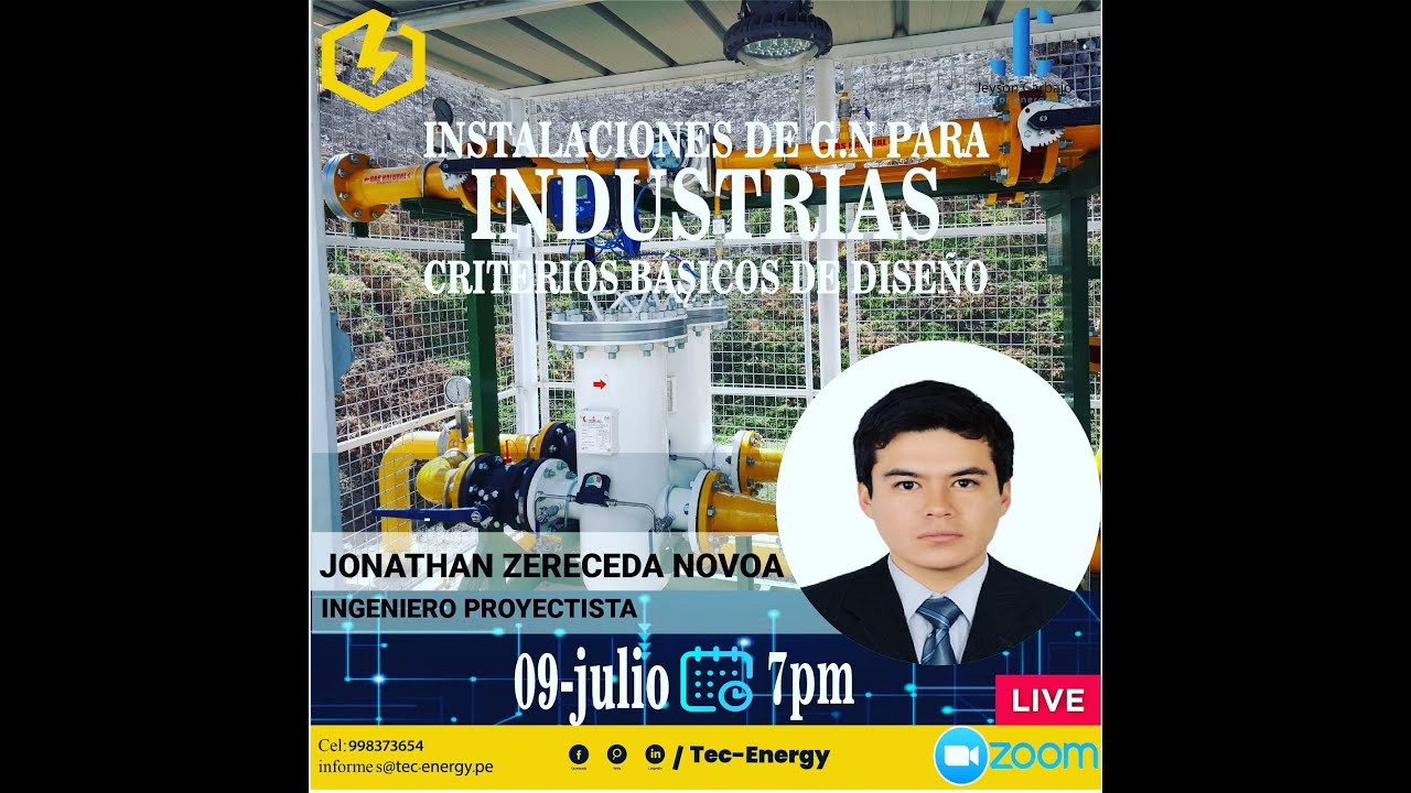 INSTALACIONES DE GAS NATURAL PARA INDUSTRIAS | Jonathan Zereceda
