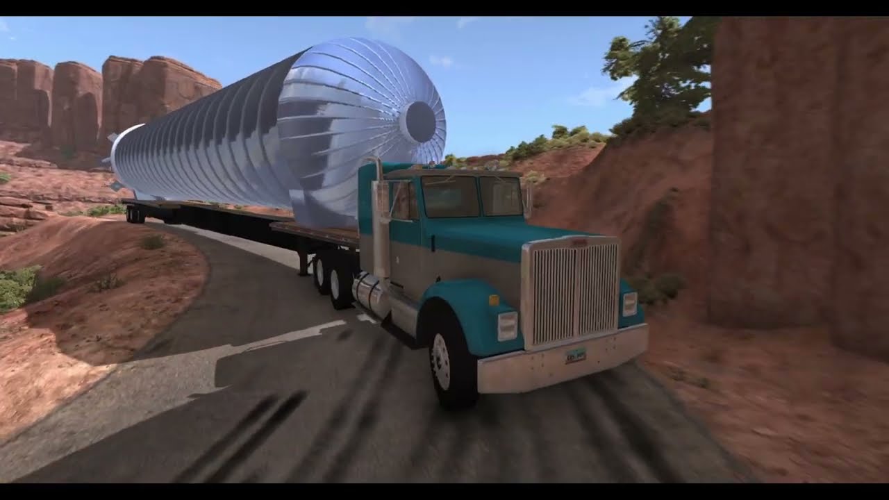 Cliff Drops #17 - BeamNG DRIVE | Cliff Fall