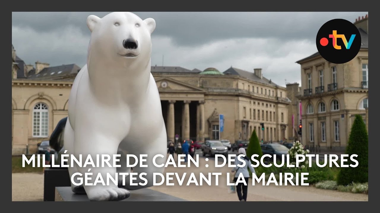 🎨 Des sculptures géantes de Michel Bassompierre pour le millénaire de Caen 🦁🌊
