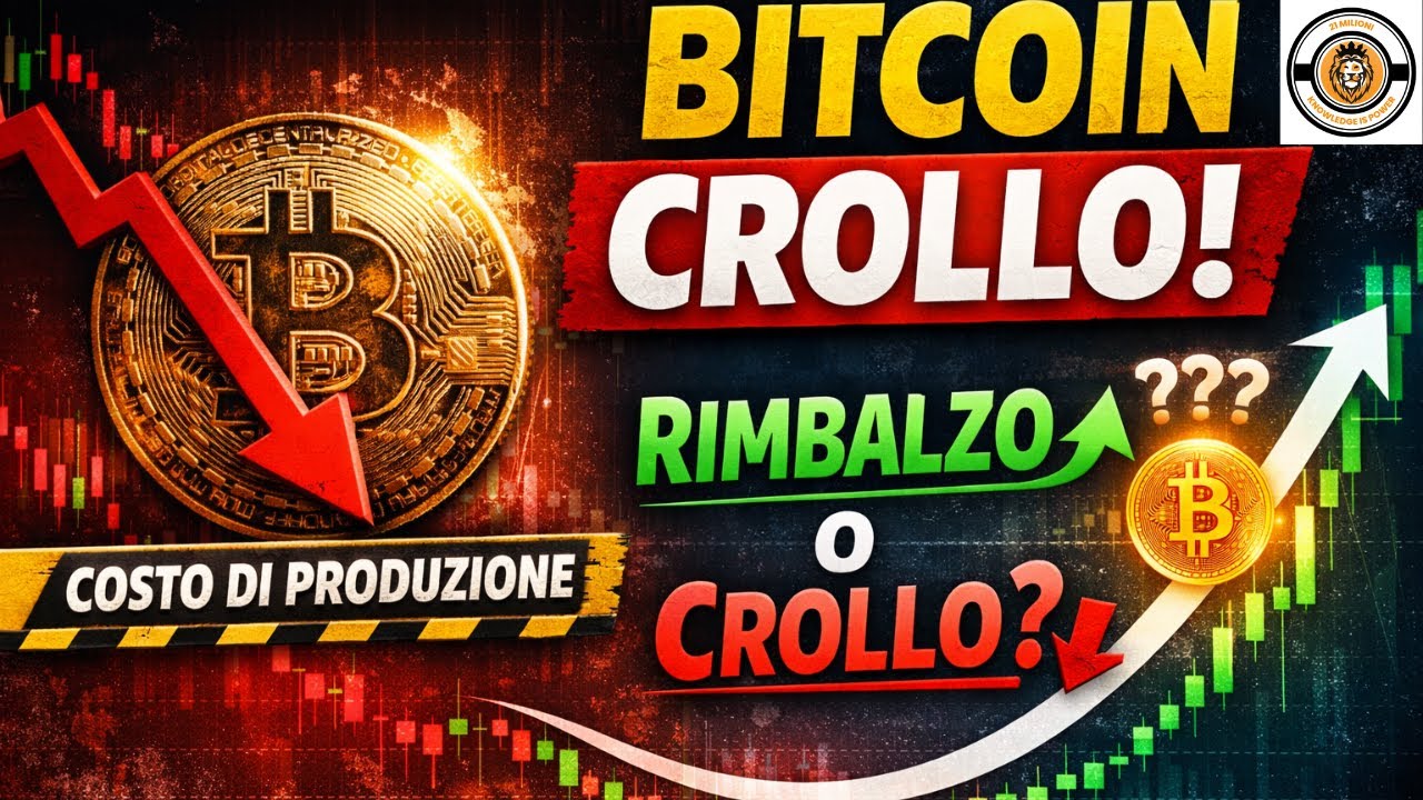Crollo BITCOIN! Perchè Questo Prezzo è IMPORTANTE?!