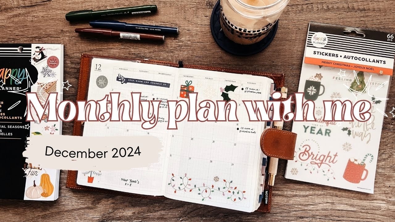 Monthly plan with me | December 2024 ✨