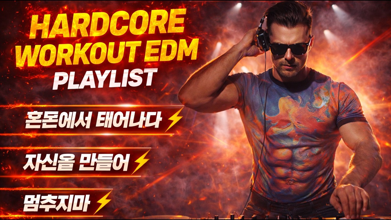운동할 때 무조건 틀어야 할 HARDCORE WORKOUT EDM 플레이리스트 #150bpm #edm#techno #hiphop #festival #club #dj