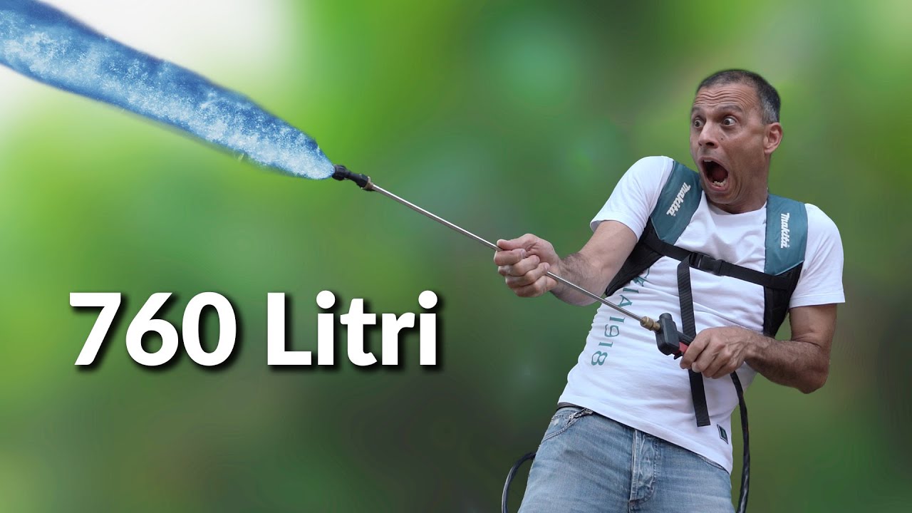 Mai provato nulla di simile! Irroratore Makita a batteria DUS108