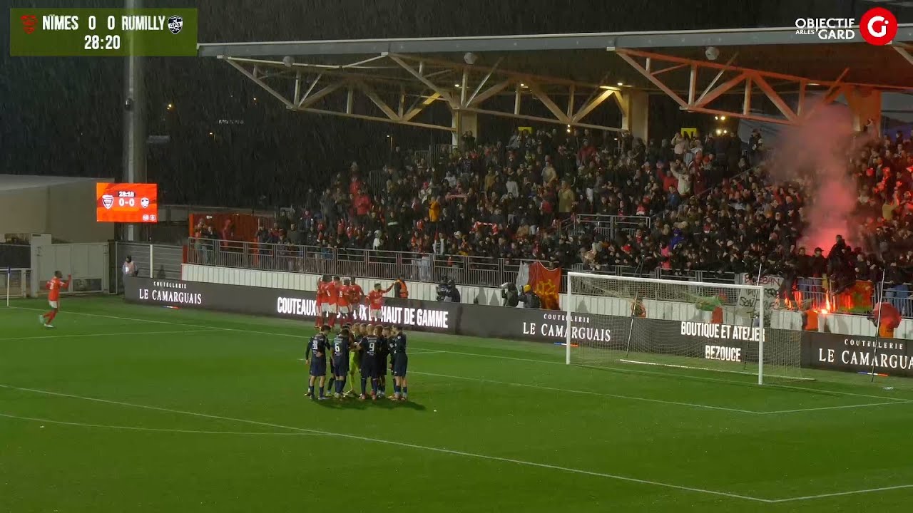 Le résumé : NÎMES-OLYMPIQUE / GFA RUMILLY VALLIERES - N2 (J-16)