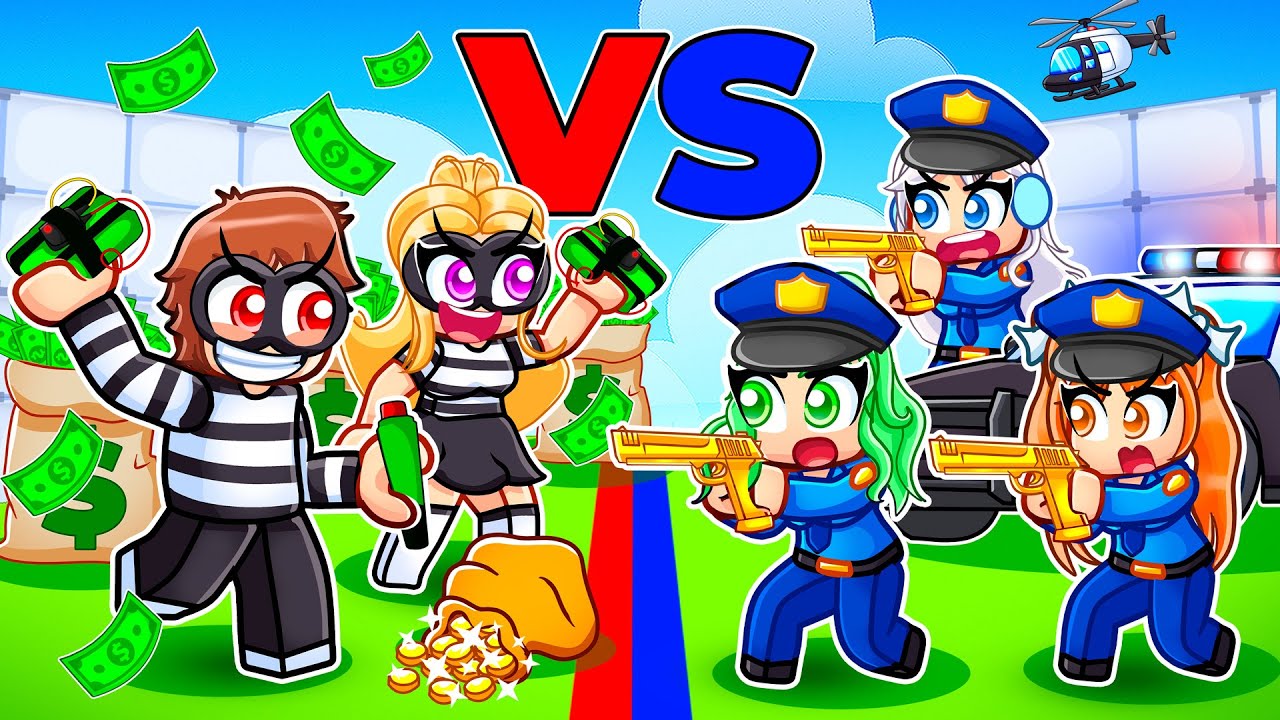 ПОЛИЦЕЙСКИЕ ПРОТИВ ГРАБИТЕЛЕЙ в игре Steal A Brainrot...