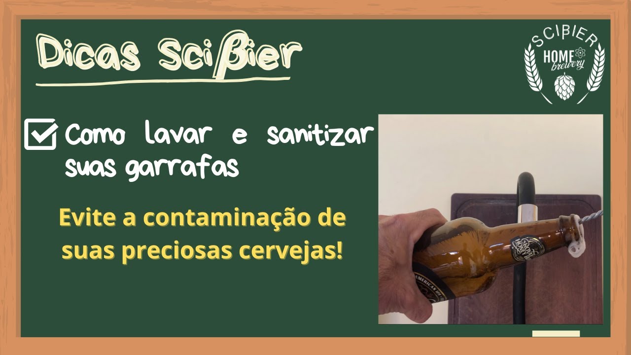 Dicas  Sci𝝱ier: como lavar e sanitizar suas garrafas