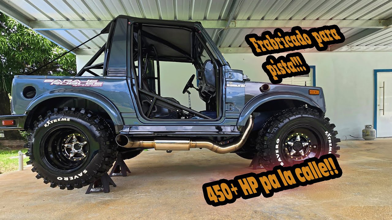 Suzuki Samurai 4G63 Turbo con corazón de pista pero listo para romper la brea!!! El Patrón