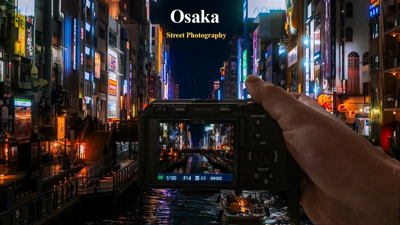 Osaka Street Photography - Night/Rain