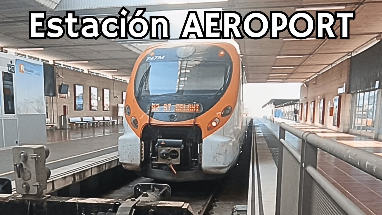 RODALIES RENFE Tren al Aeropuerto de Barcelona. R2 Nord