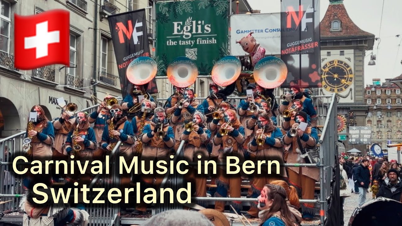 Fasnacht in Bern 🇨🇭Switzerland – Incredible Live Band Performance 