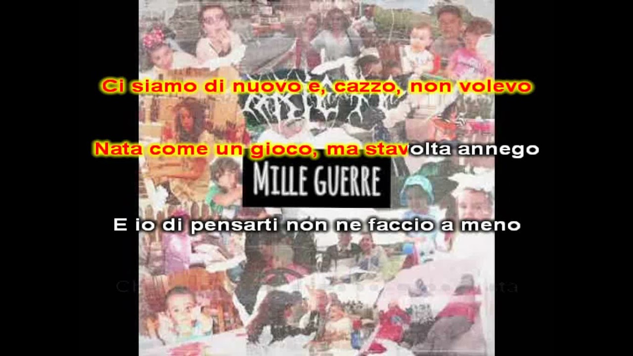 Mille guerre - Ariete karaoke