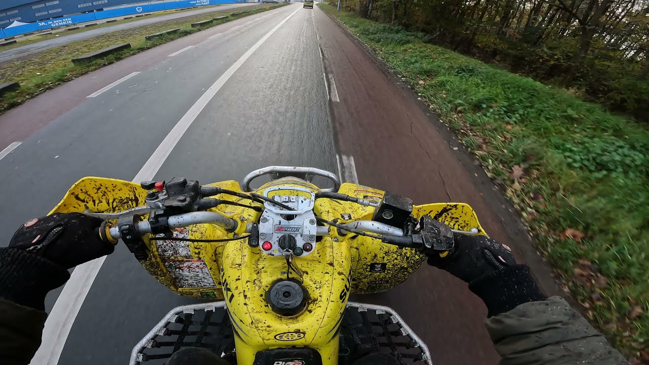 Suzuki LTZ 400 Onroad & offroad Autumn ride
