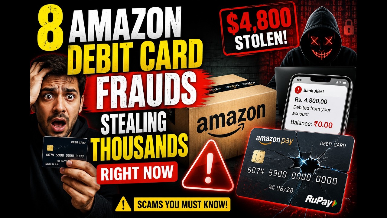 8 Amazon Debit Card Frauds Stealing Thousands Right Now