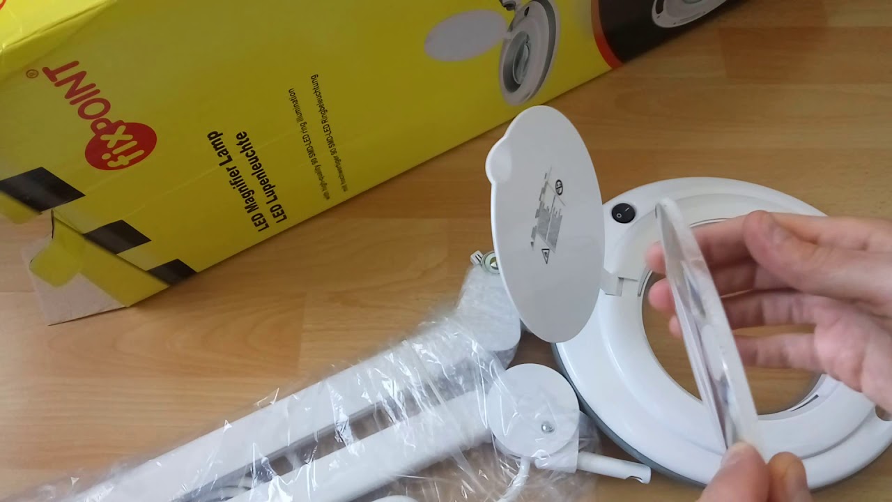Lampa LED z LUPA FixPoint 45273 8.5W 3D  regulacja jasności.