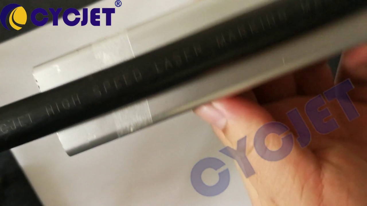 CYCJET Drip irrigation LDPE Pipe High Speed Fly Laser Printing/High Speed Fly Laser Marking Machine