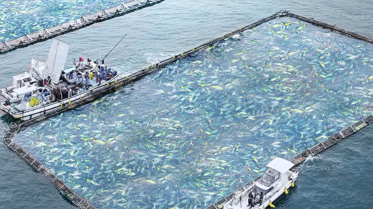 Genius Japanese Technique to Harvest Millions of Fresh Fish Every Year