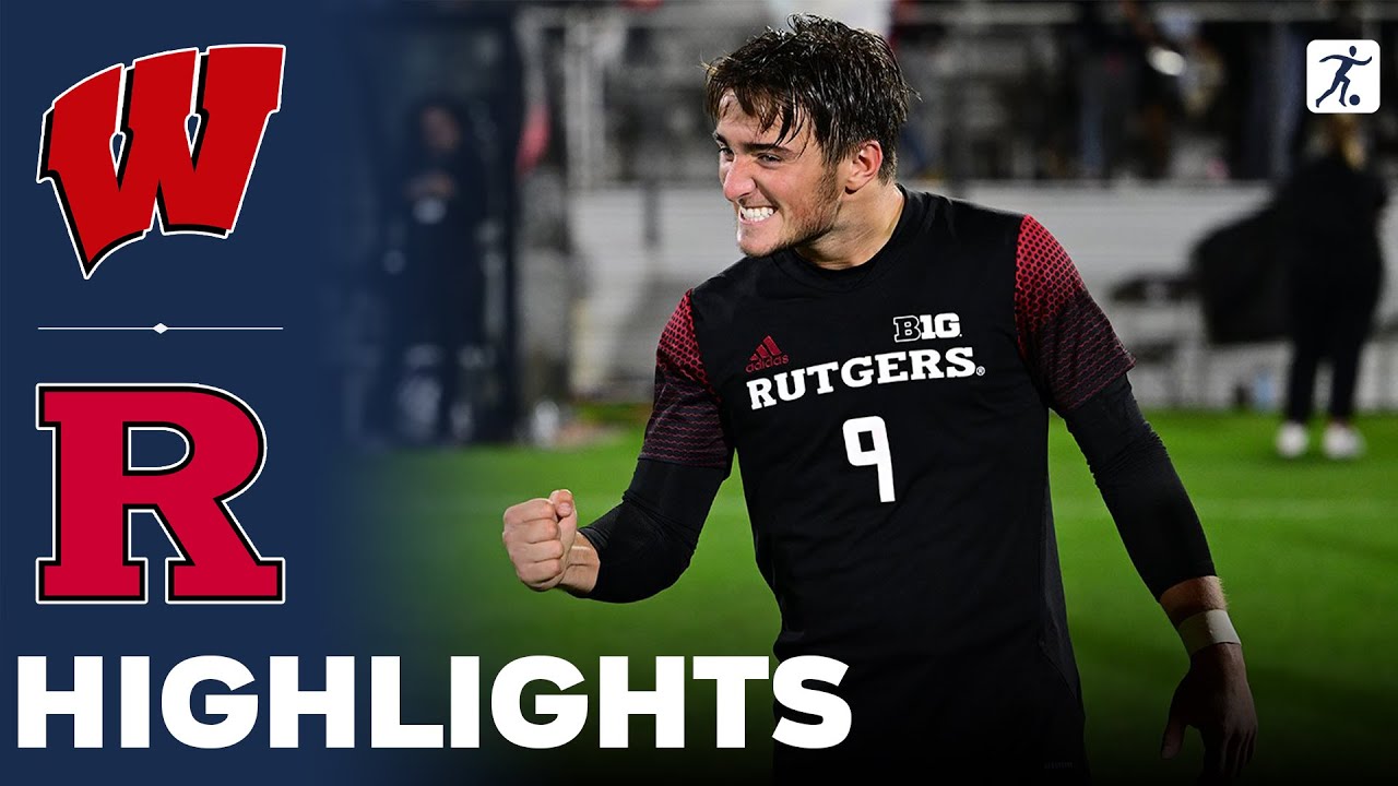 Wisconsin vs Rutgers | Highlights | NCAA Soccer 13-10-2023