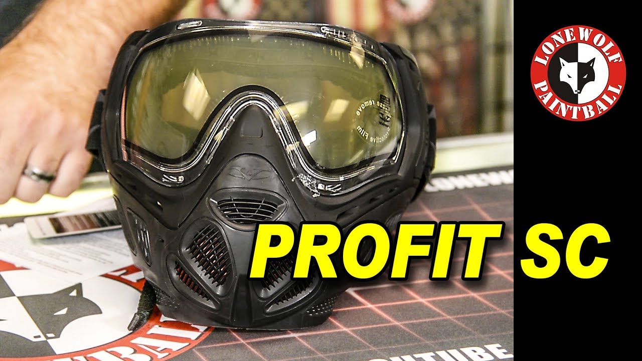 Valken Profit SC Goggle Paintball Mask Overview | Lone Wolf Paintball Michigan