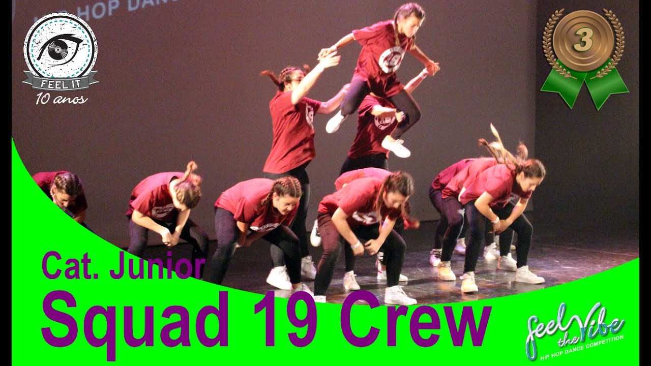 Squad 19 Crew @ Cat. Junior @ Feel The Vibe Hip Hop Dance Competition