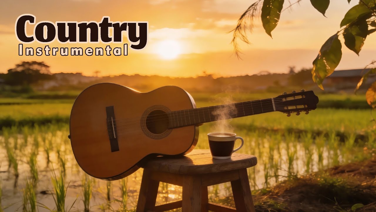 Relaxing Country Instrumentals | A soothing breeze in the rice fields.