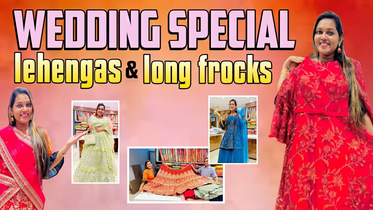 Best Wholesale Shopping Mall In Vizag|Bridal Lehengas And Long Frocks Collections|Akshaya Cloth Mart