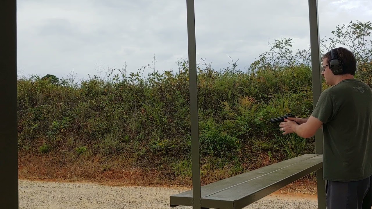 Taurus PT99 at the range, first shots and impressions.