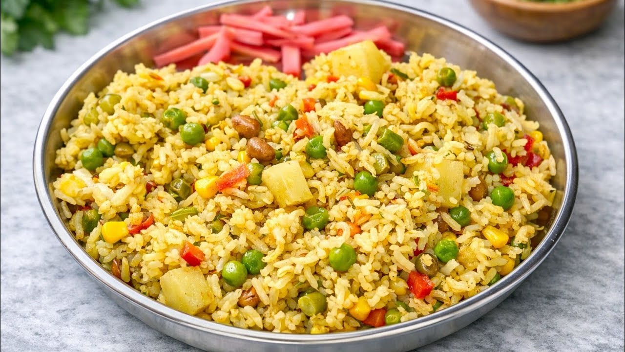 एक बार बना लेंगे तो हफ्ते मे 4 बार बनाएंगे स्वाद भूल नही पाएंगे | Vegetable Pulao Rice In 10 mins