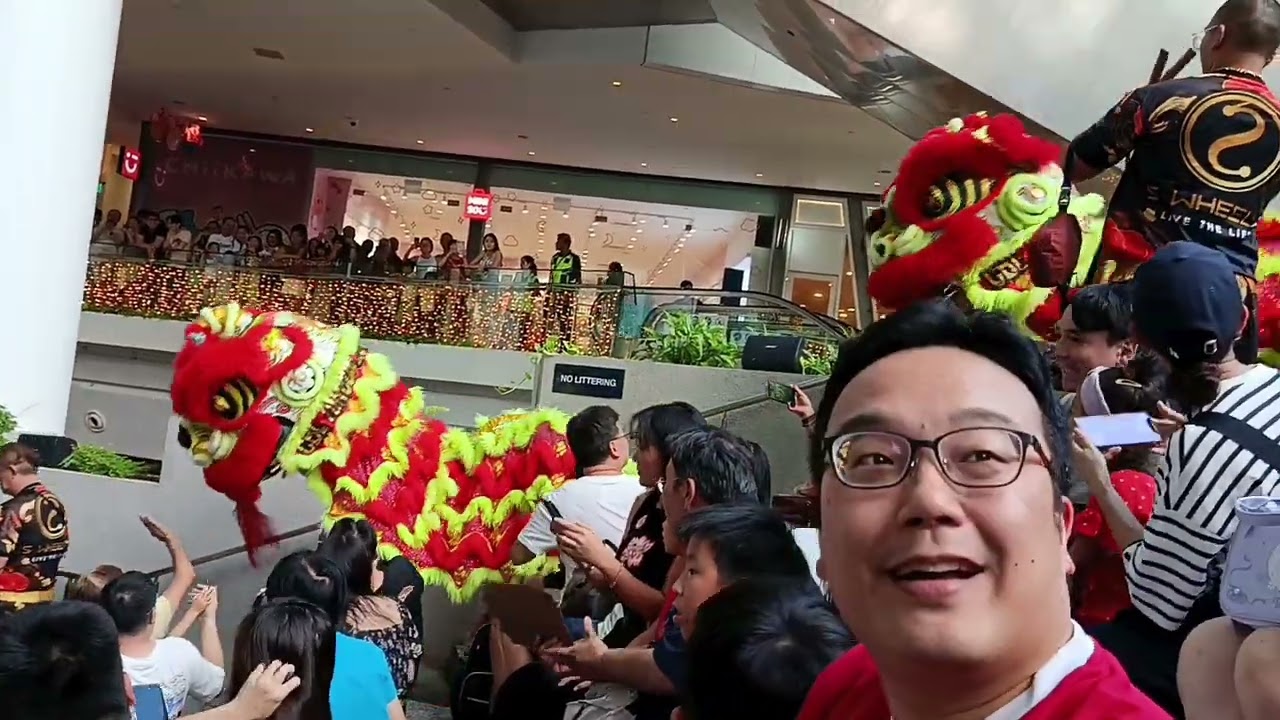 CNY 2026 Lion Dance on High Poles by KF ARTS CENTRE at Star Vista on Sat 28 Feb 2026