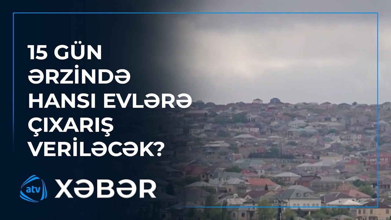 Sənədsiz evlər yaxın zamanda çıxarışla təmin ediləcək