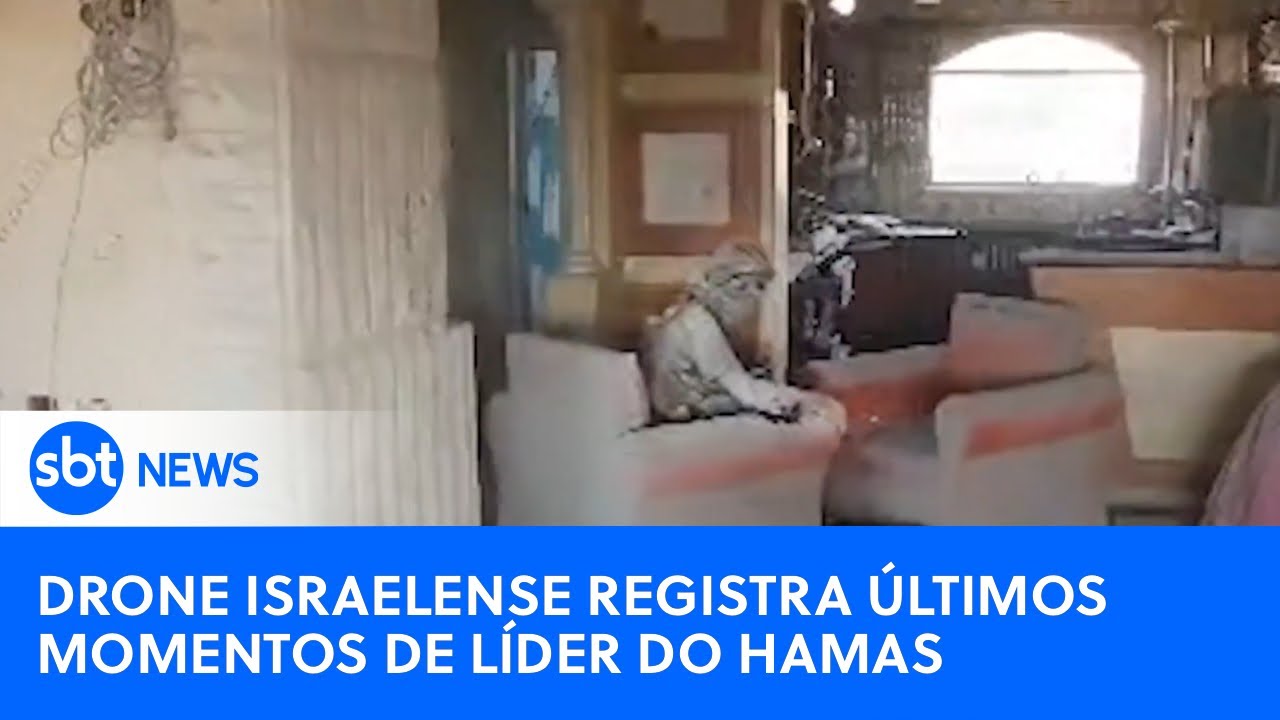 Drone israelense registra &uacute;ltimos momentos de Yahya Sinwar, l&iacute;der do Hamas