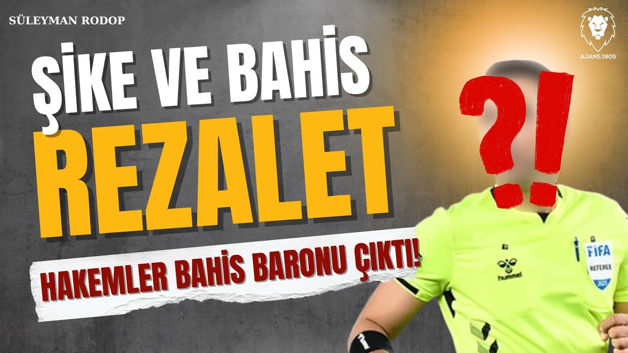 ŞİKE, BAHİS VE REZALET | Hakemler ve Bahis Skandalı! | TFF, Hacıosmanoğlu | Galatasaray NE YAPACAK?