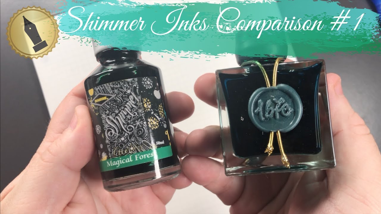 Shimmer Inks Comparison #1