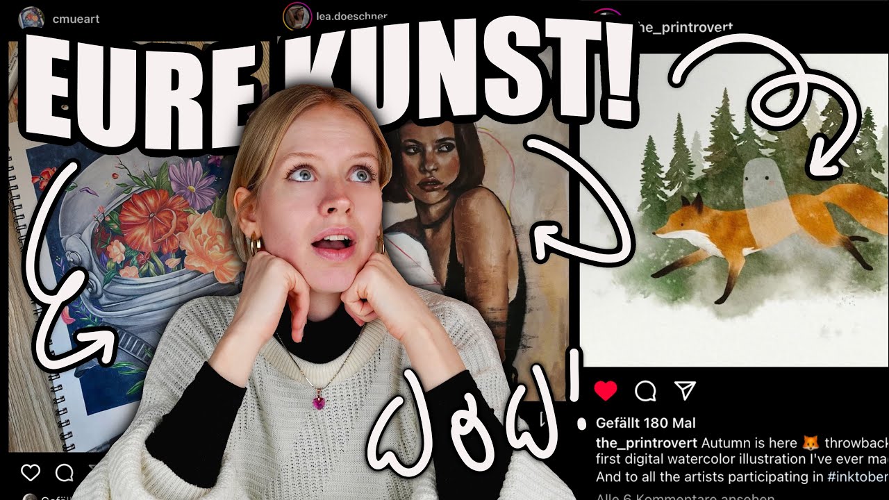 Künstlerin reagiert auf KUNST ihrer ZUSCHAUER - und ist begeistert!